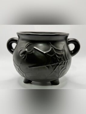 Celebrate Together™ Cauldron Soup Bowl with Spider and Web Design new